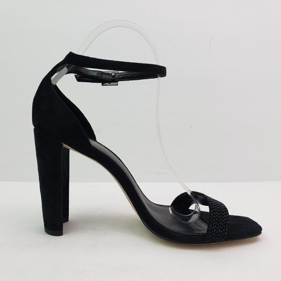 NEW Pelle Moda Gabi 3 Womens Size 9 Black Kid Suede 4\